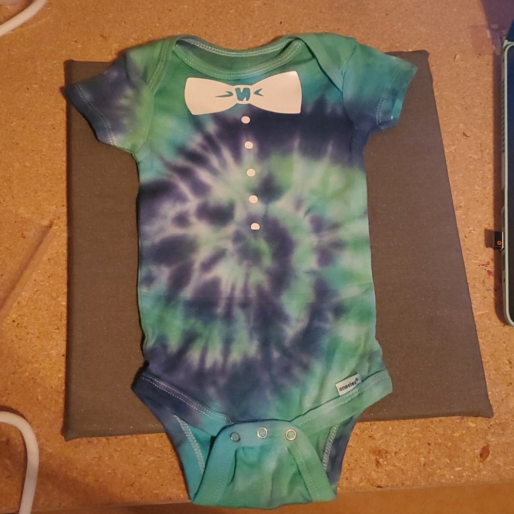 Homade tye dyed onsie